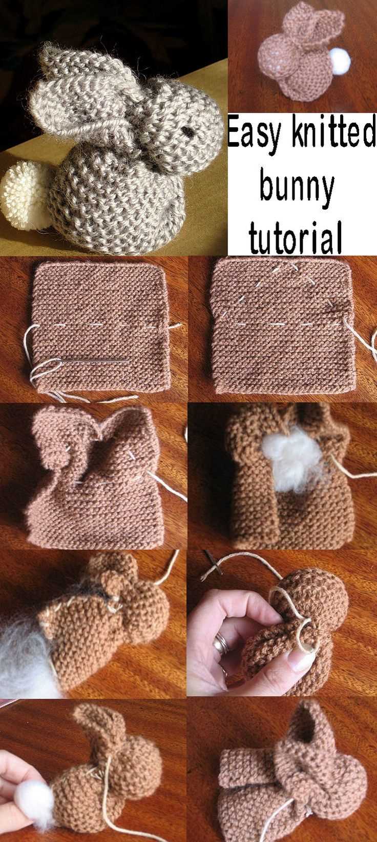 Free easy knit bunny pattern