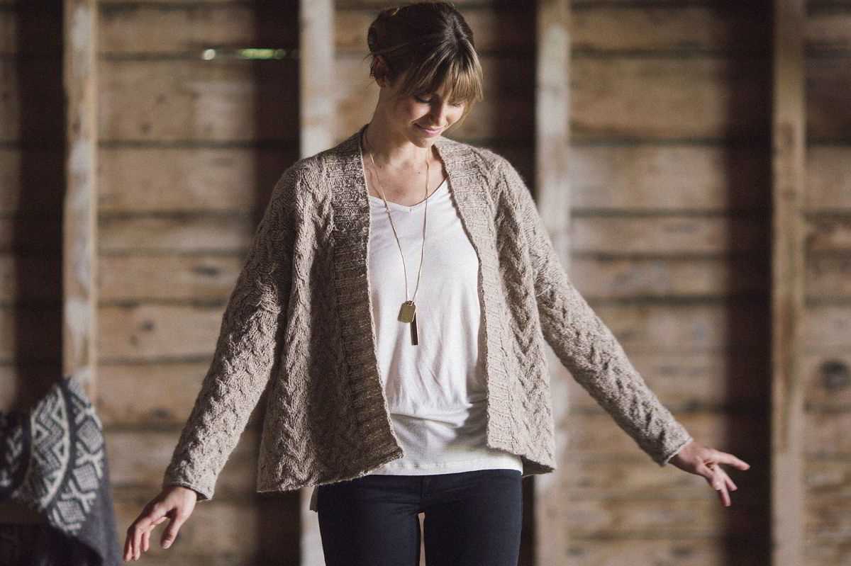 Free easy knit cardigan sweater patterns