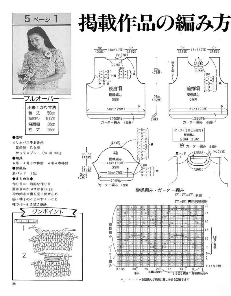 Free easy knit pullover sweater pattern