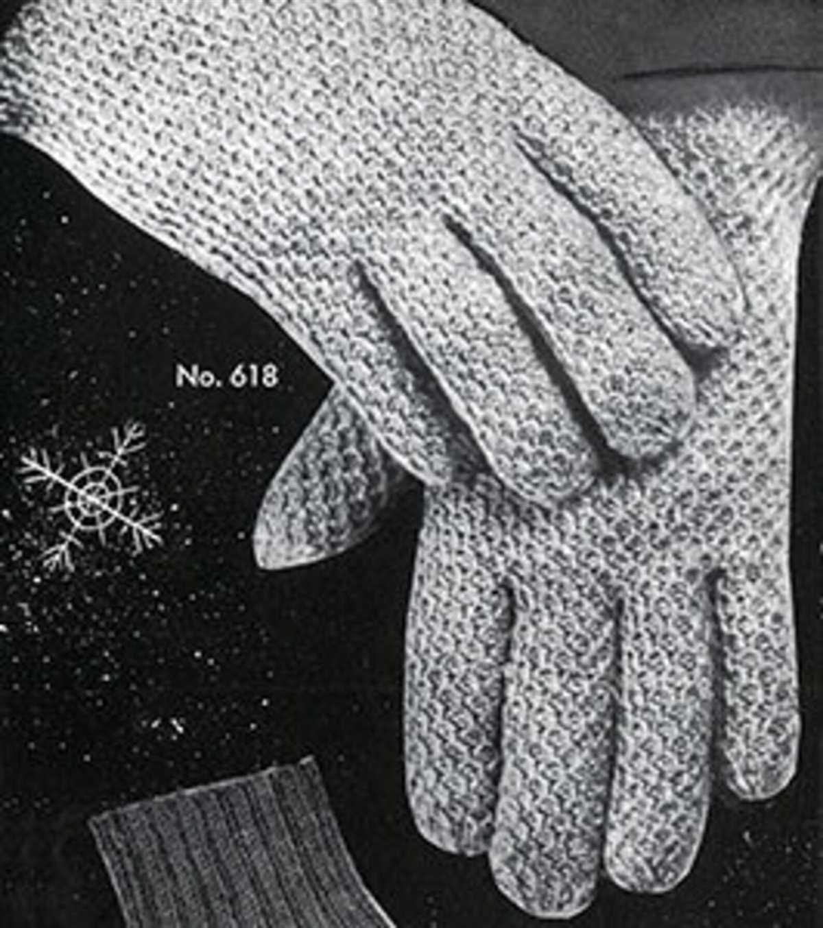 Free glove knitting patterns two needles