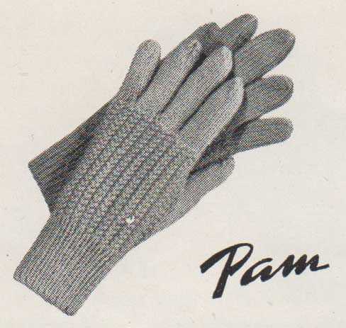 Free glove knitting patterns two needles