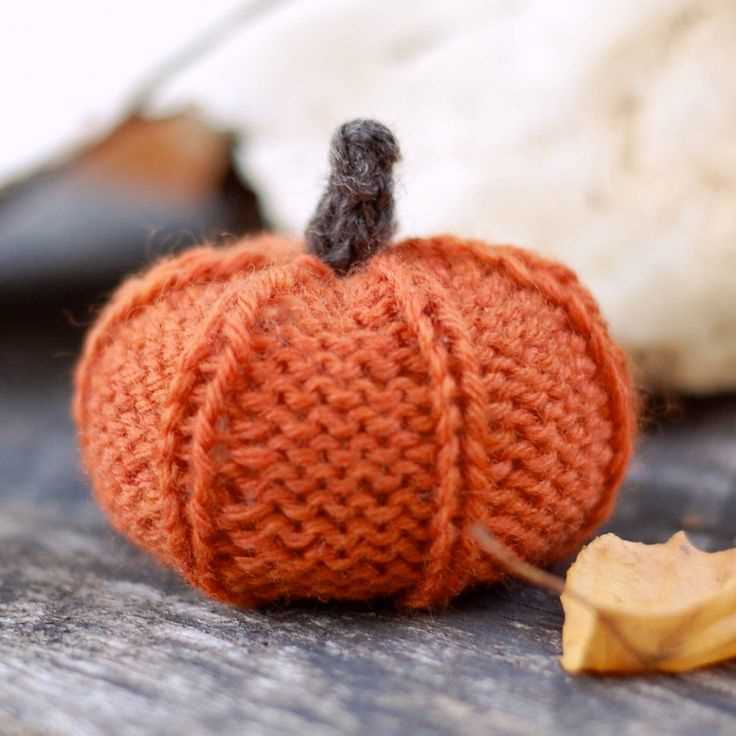 Free knit pumpkin pattern