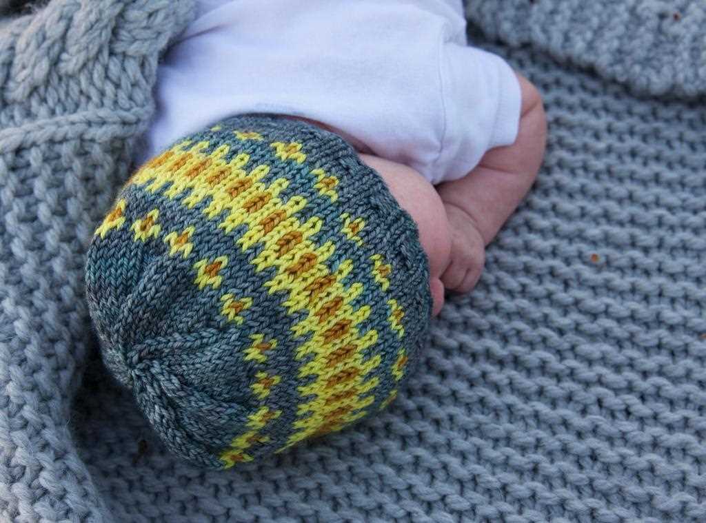 Free knitted baby hat pattern