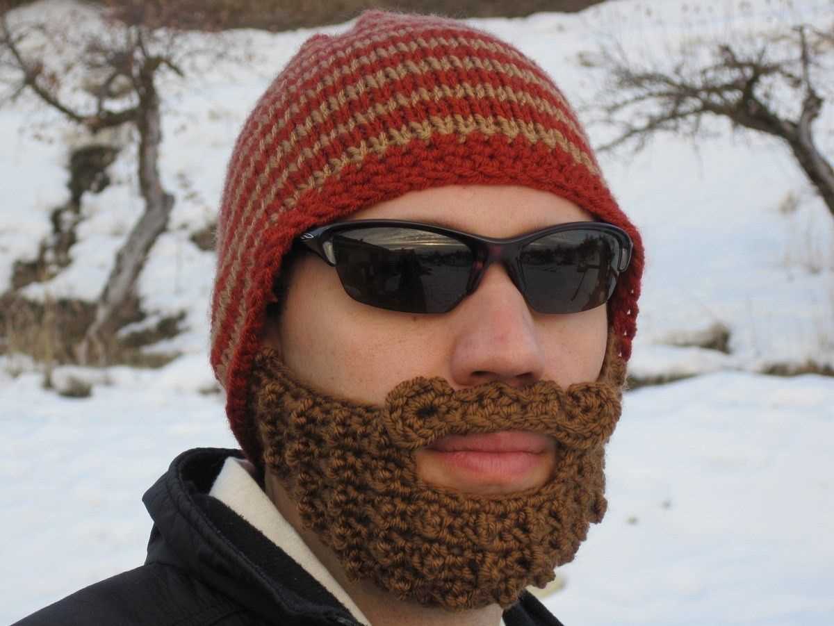 Free knitted beard pattern