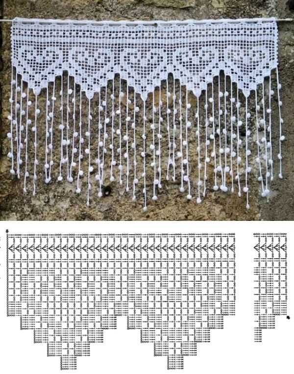 Free knitted curtain patterns