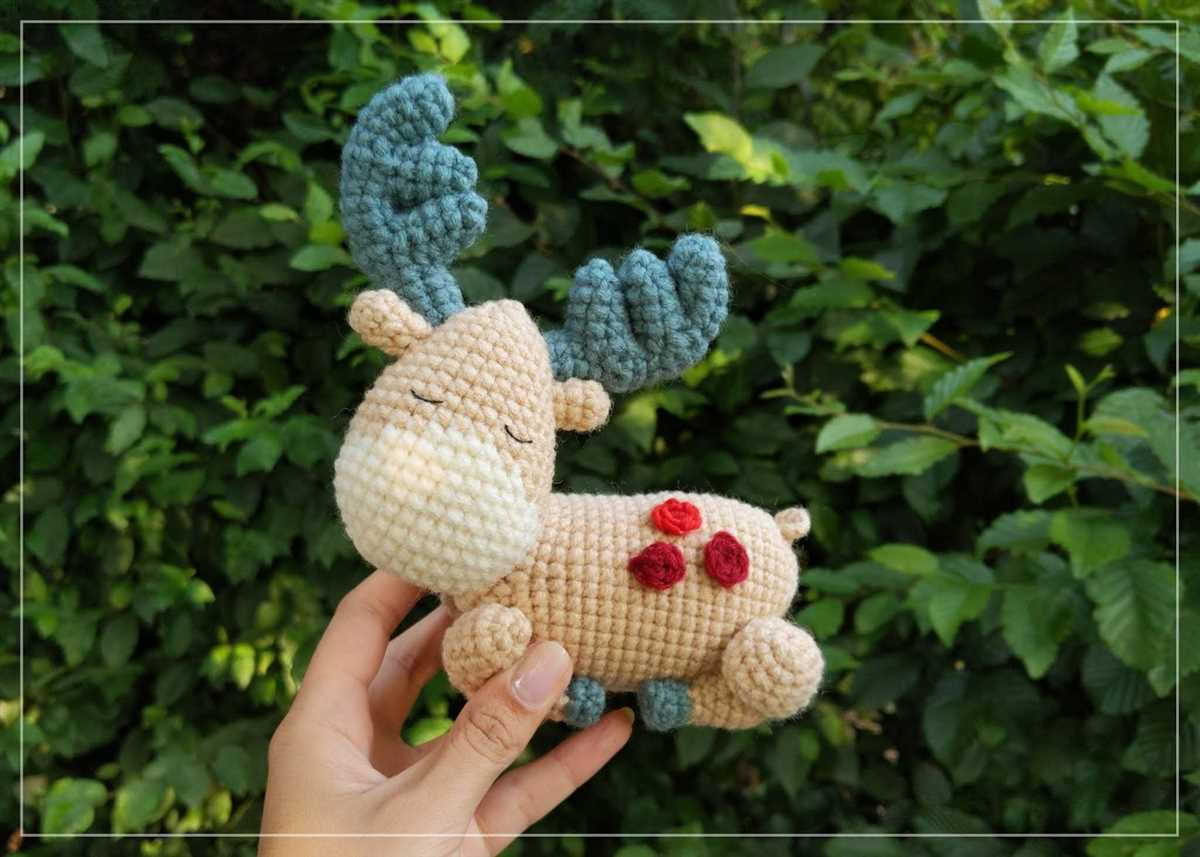 Free knitted moose pattern