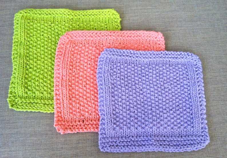 Free knitted pumpkin dishcloth patterns