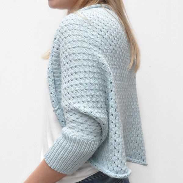 Free knitted shrug pattern