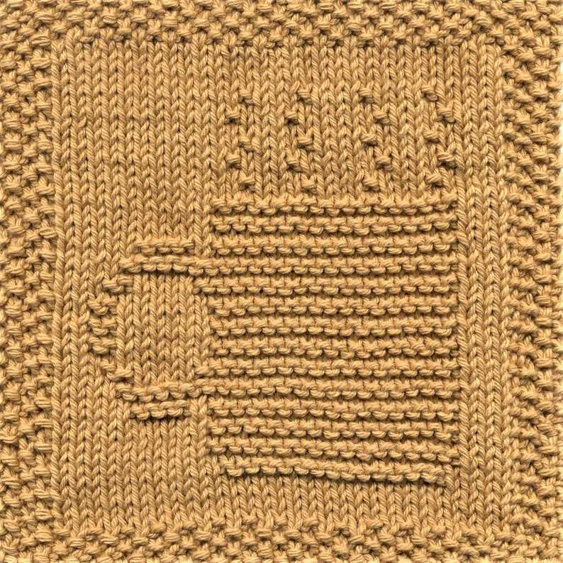 Free knitted turkey dishcloth pattern