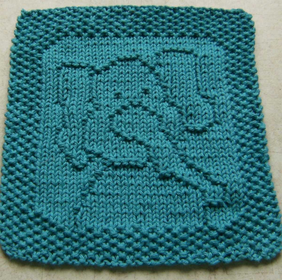 Free knitted turkey dishcloth pattern