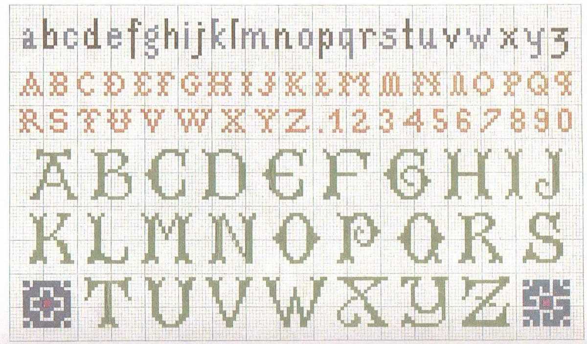 Free knitting pattern for alphabet letters