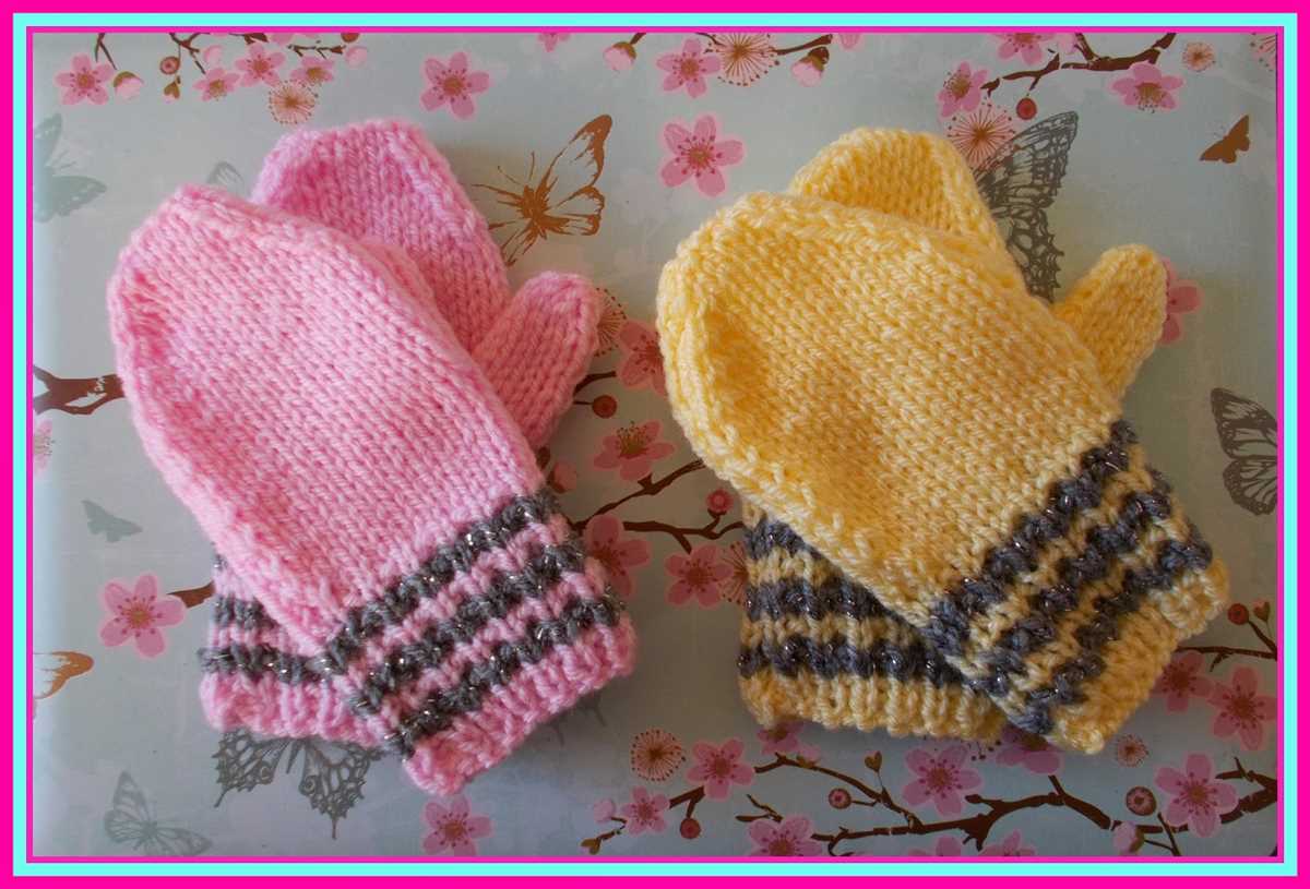 Free knitting pattern for childrens mittens