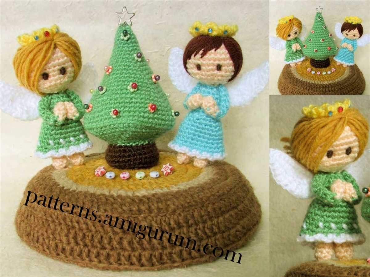 Free knitting pattern for christmas angel