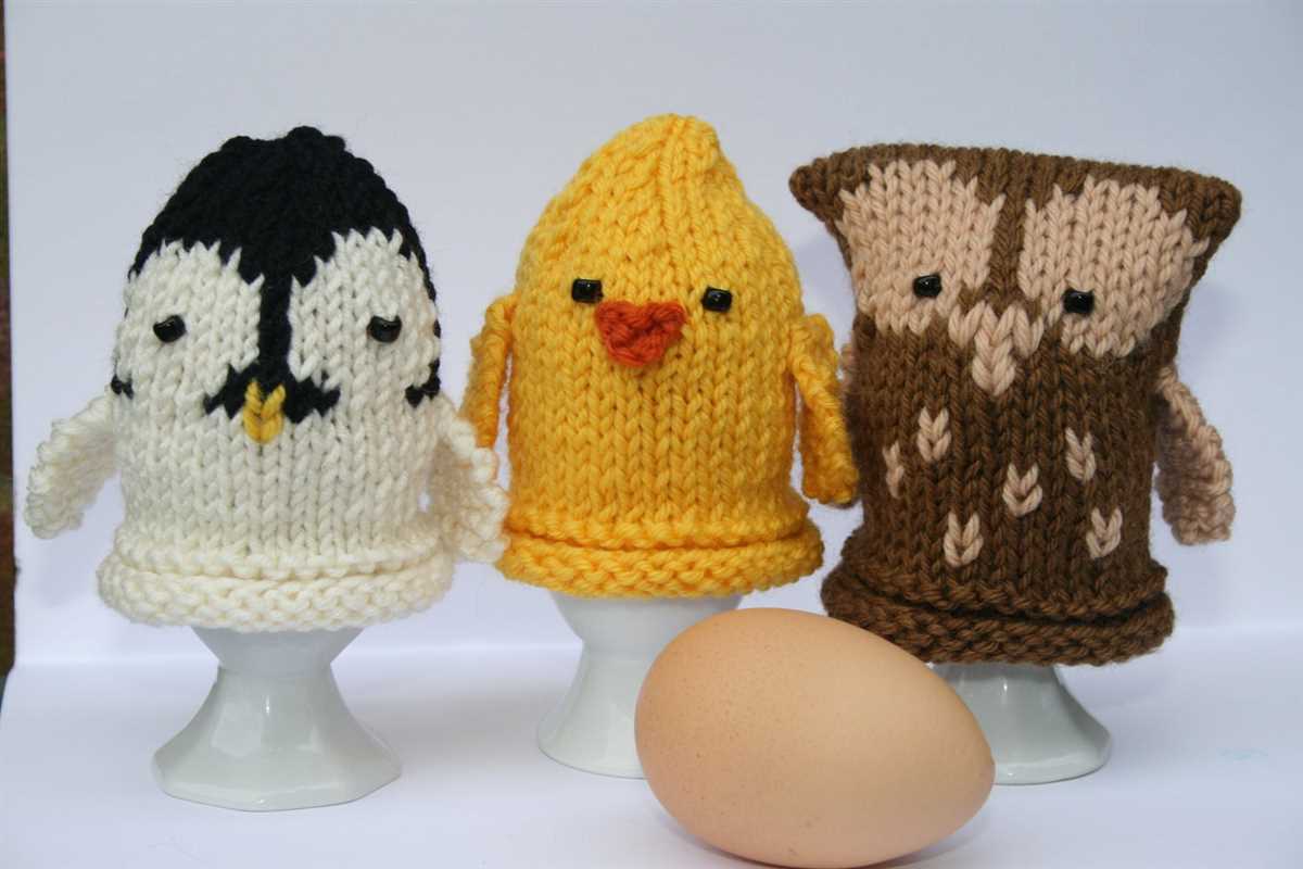 Free knitting pattern for egg cosy