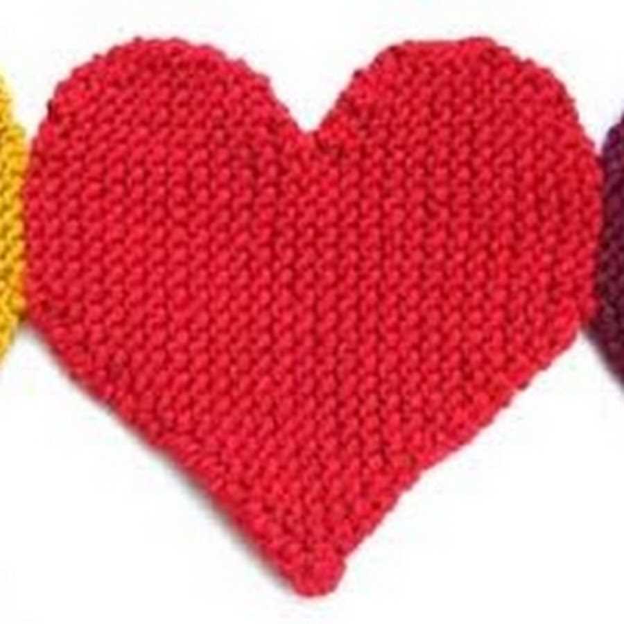 Free knitting pattern for heart shaped