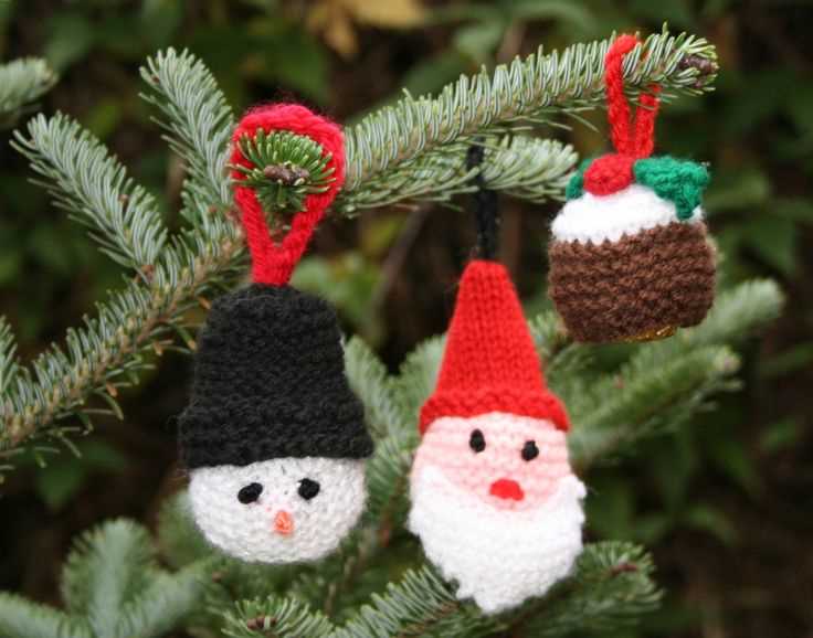 Free knitting patterns for christmas tree decorations