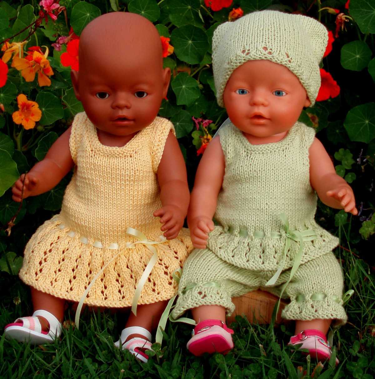 Free knitting patterns for doll clothes