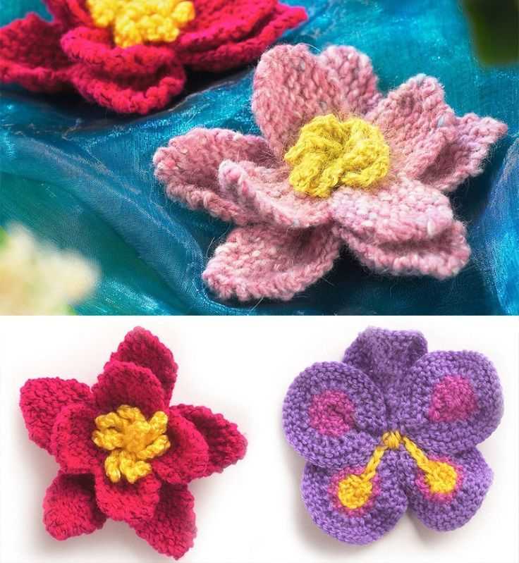 Free knitting patterns for spring flowers