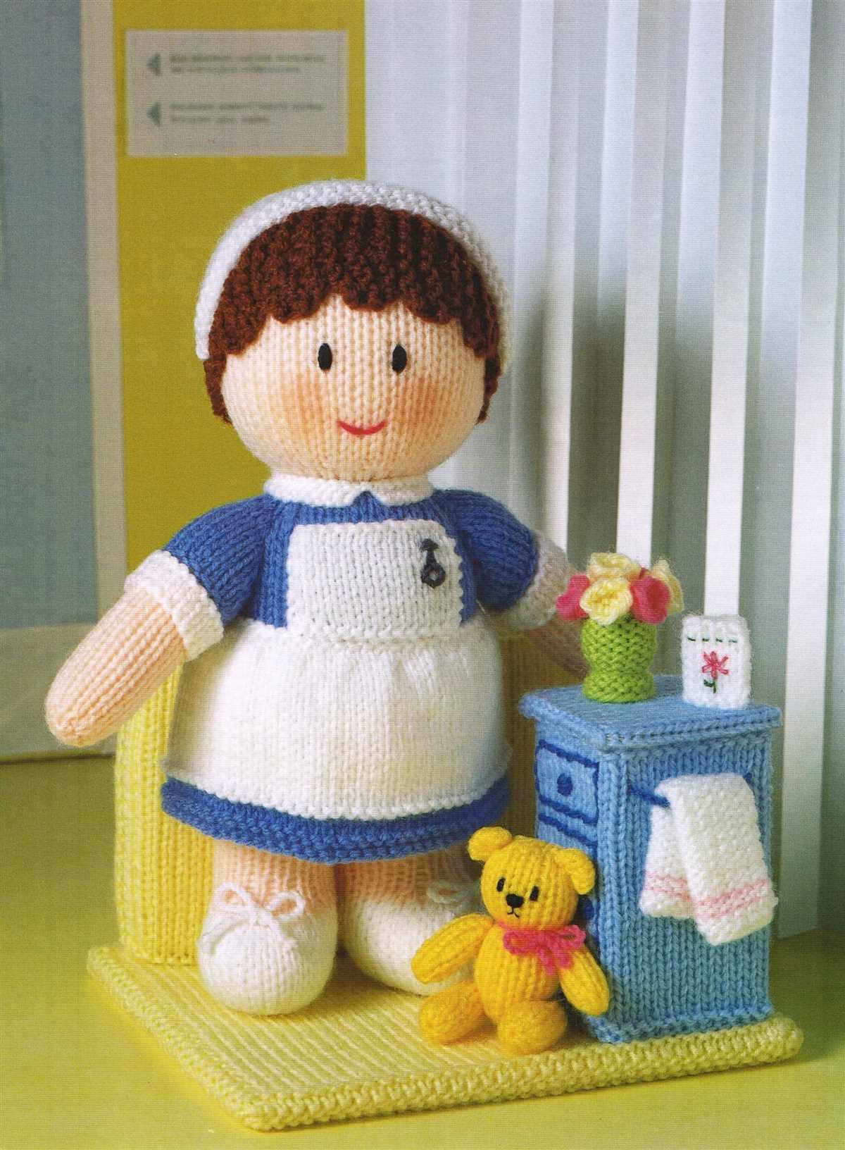 Free knitting patterns toys dolls