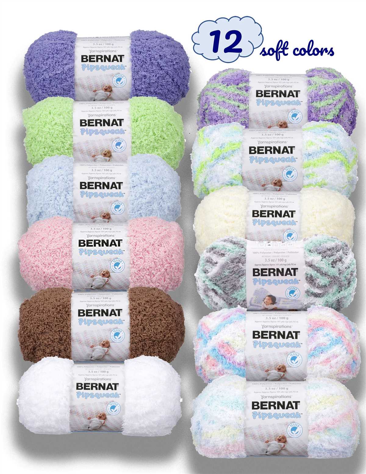 Free knitting patterns using bernat pipsqueak yarn