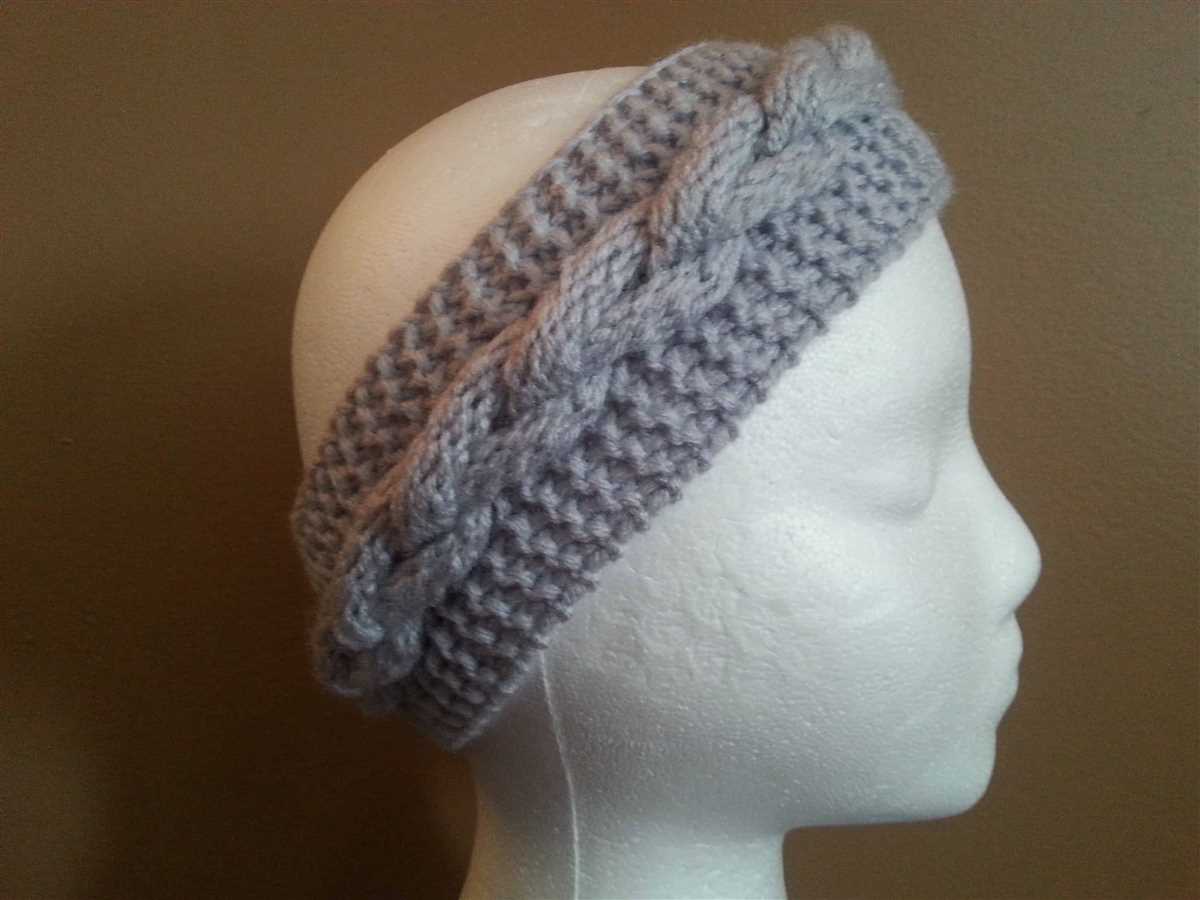 Free loom knit headband pattern