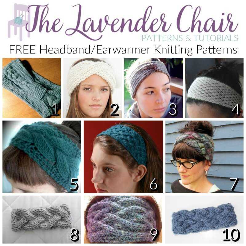 Free loom knit headband pattern