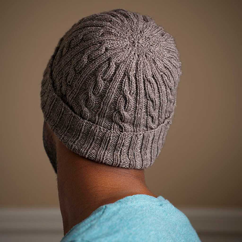 Free mens beanie knitting pattern straight needles