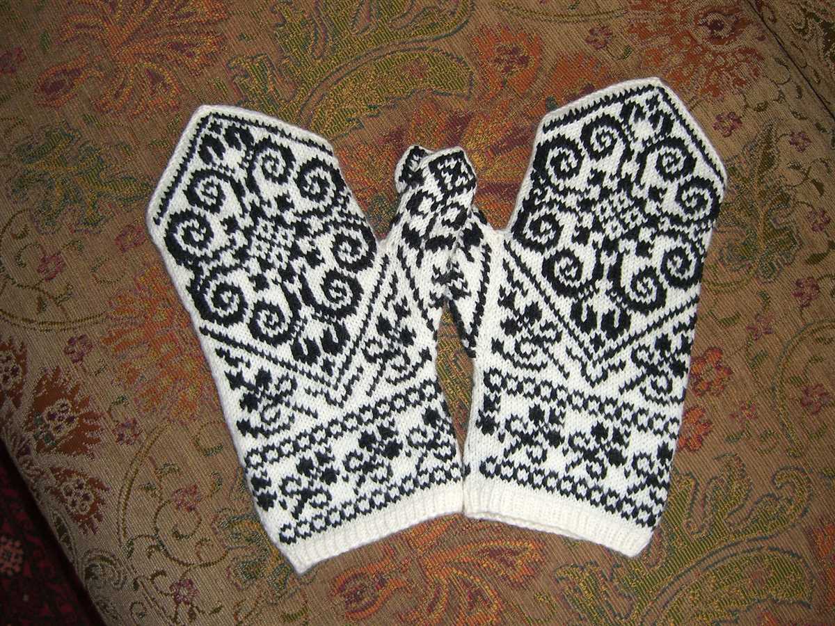 Free norwegian mitten knitting patterns