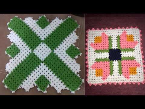 Free patterns for knitted prayer squares