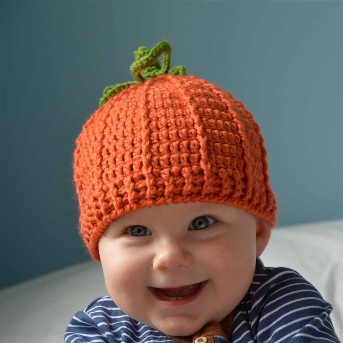 Free pumpkin hat knitting pattern