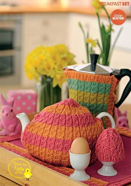 Free tea cosy knitting pattern