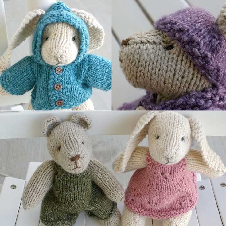 Free toy rabbit knitting patterns