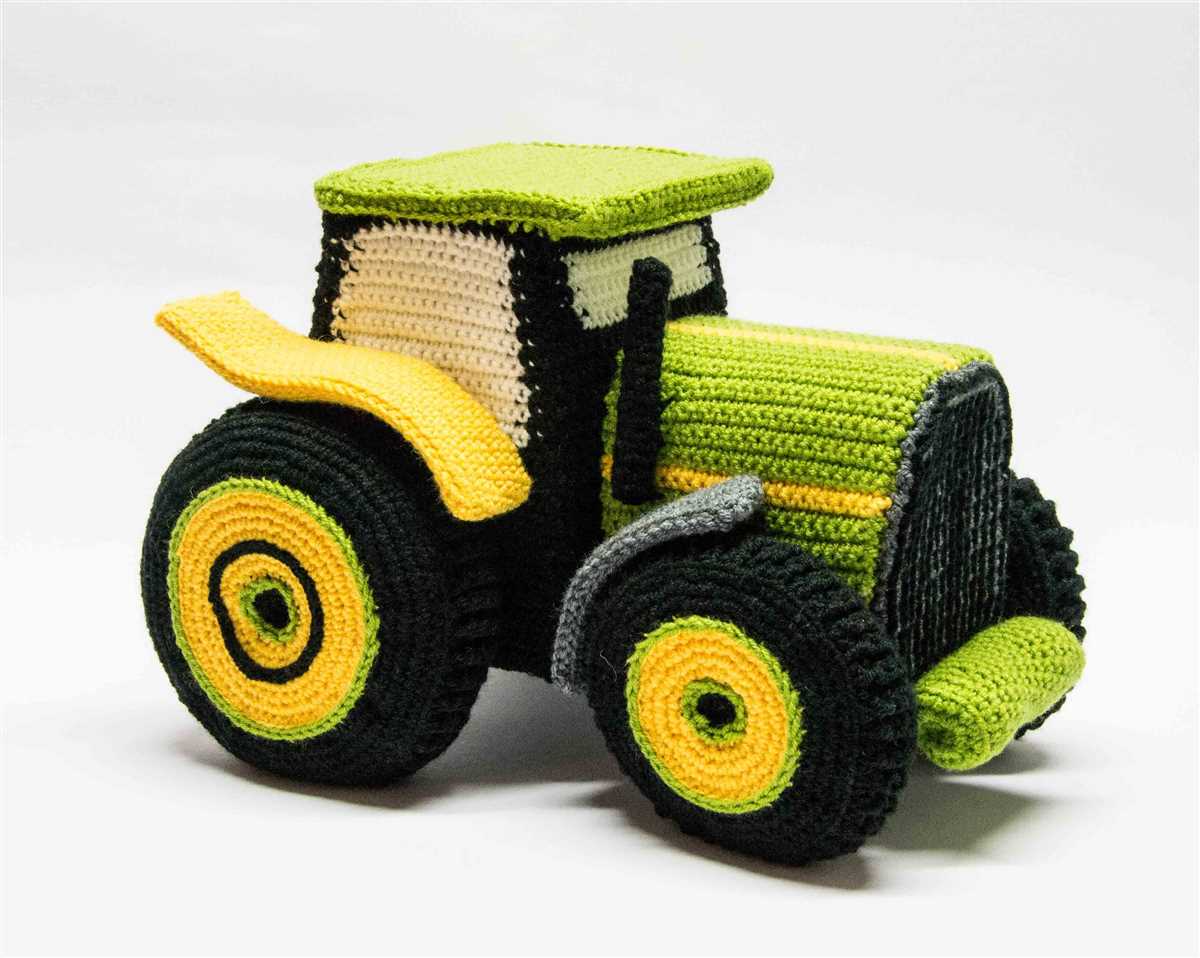 Free tractor knitting pattern