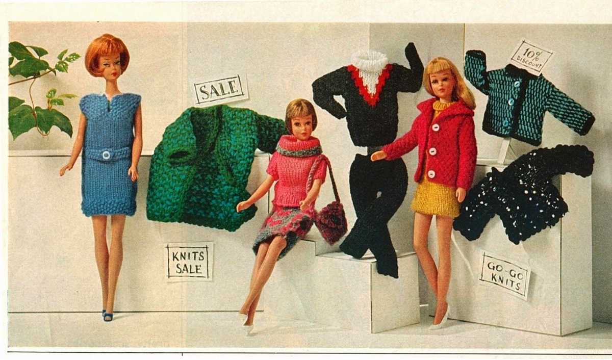 Free vintage doll knitting patterns