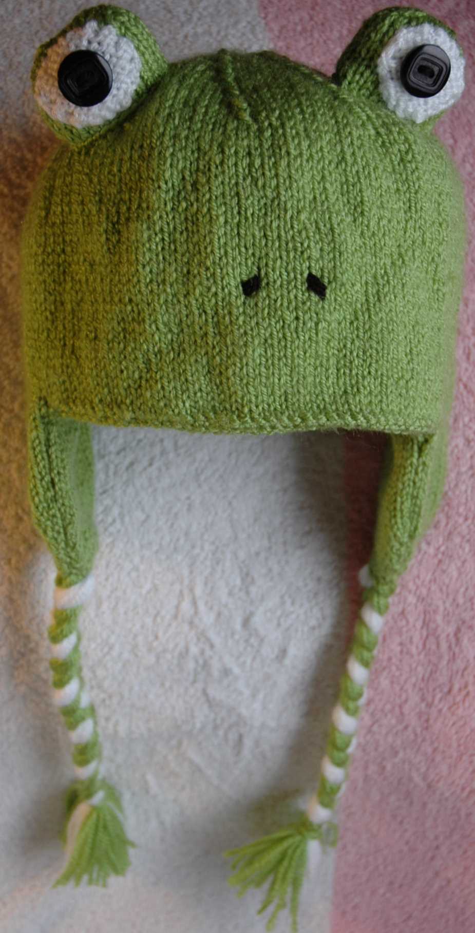 Frog knit hat pattern