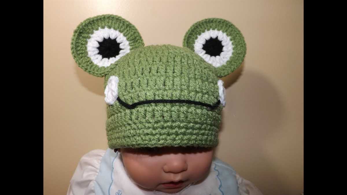 Frog knit hat pattern