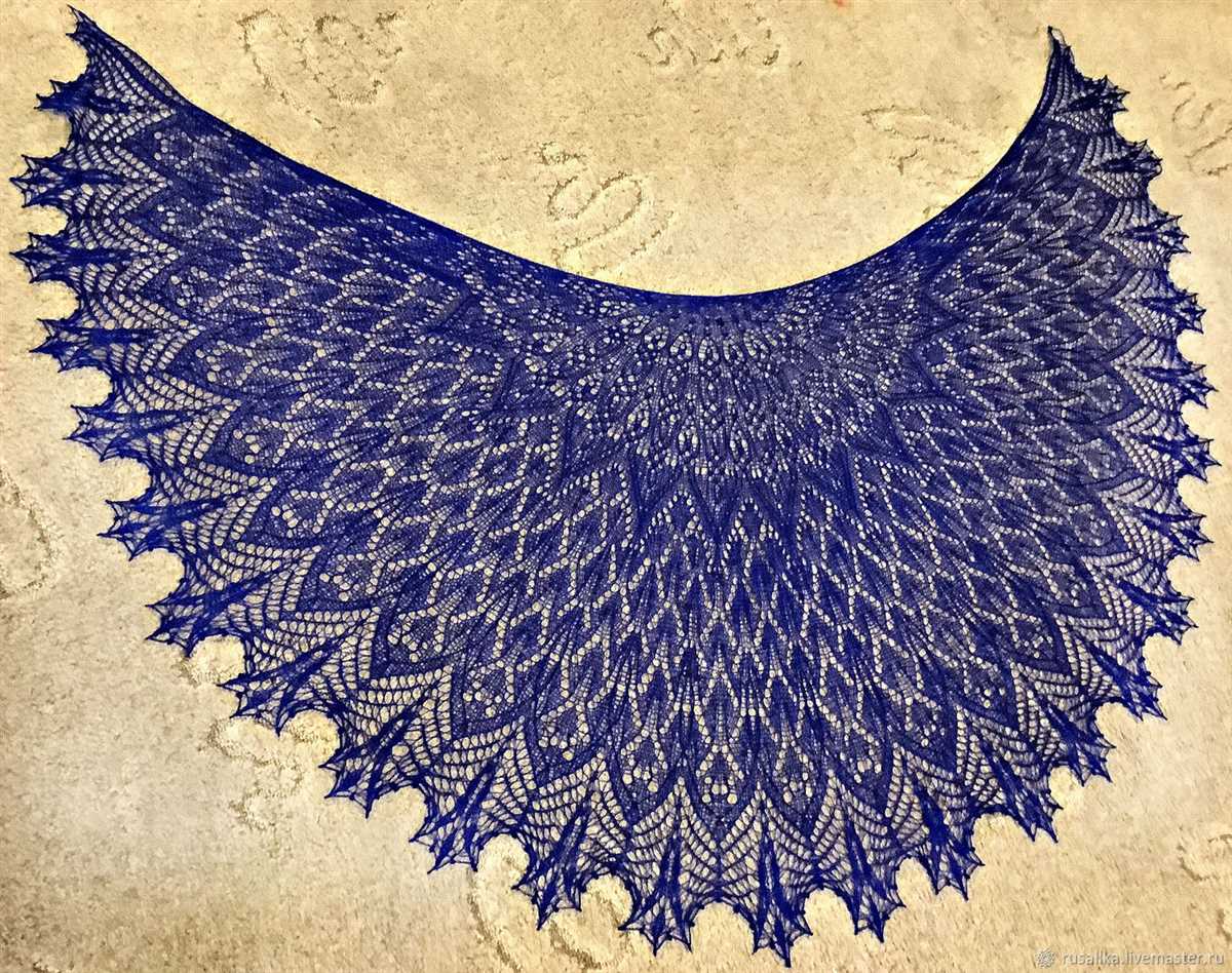 Half circle shawl knit pattern