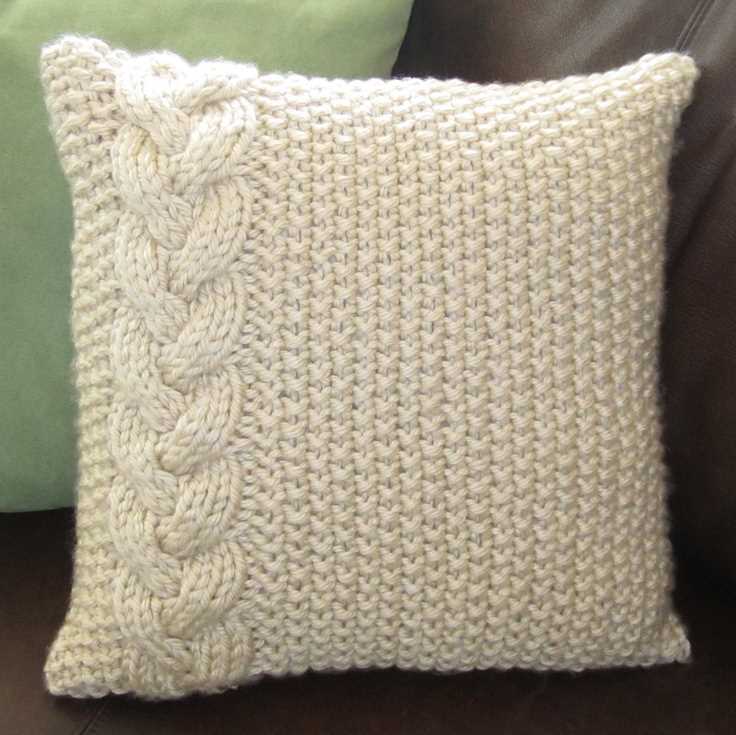 Hand knitted pillow patterns