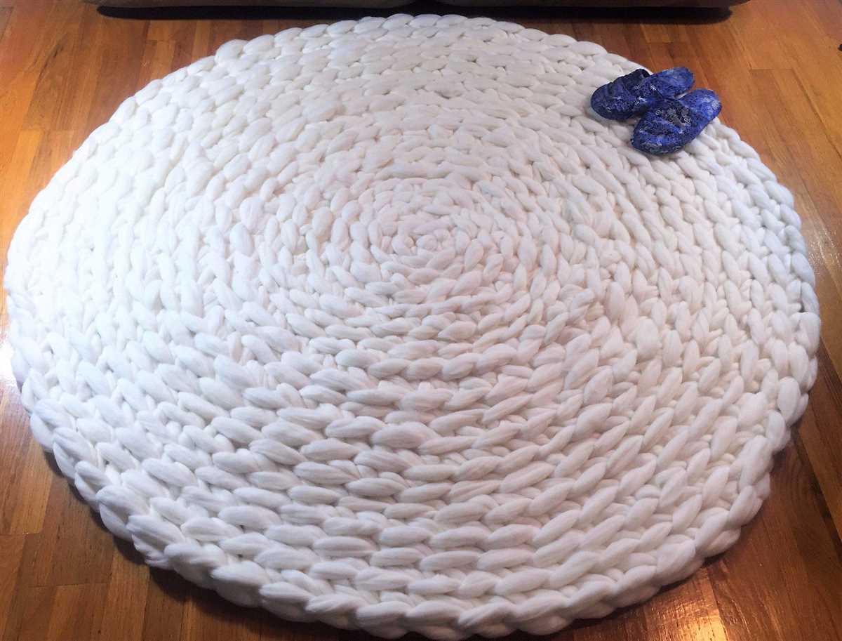 Hand knitted rugs patterns