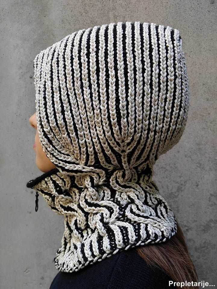Hand knit balaclava pattern