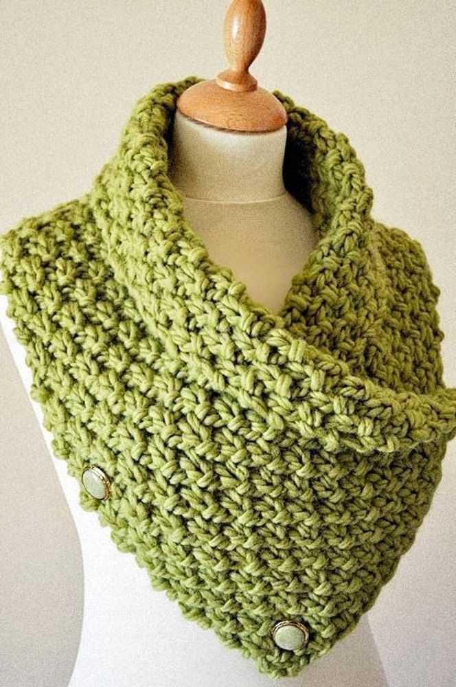 Hand knit cowl patterns