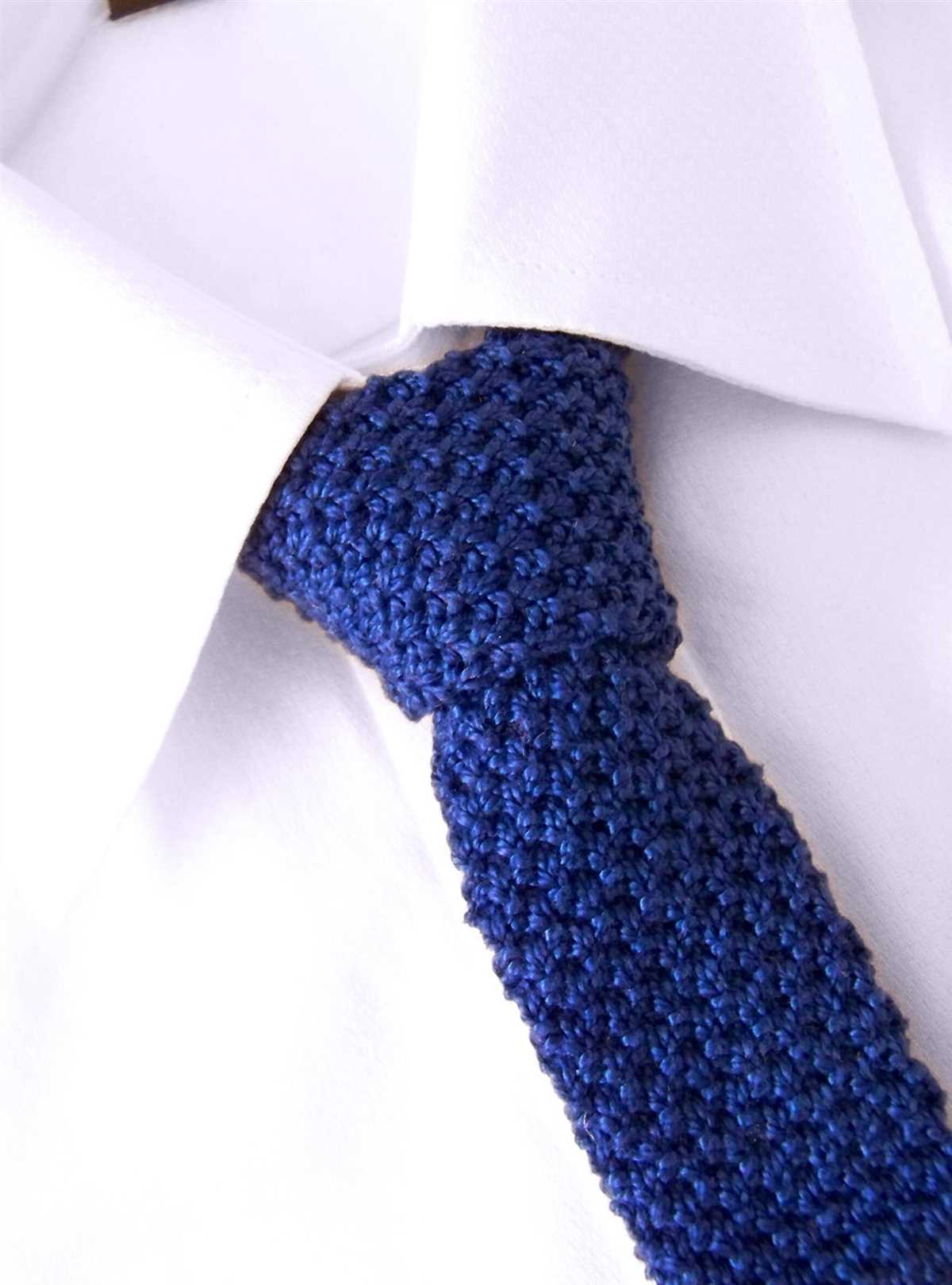 Hand knit tie pattern