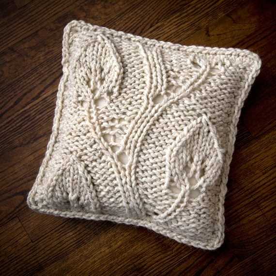 Hand knitted pillow patterns