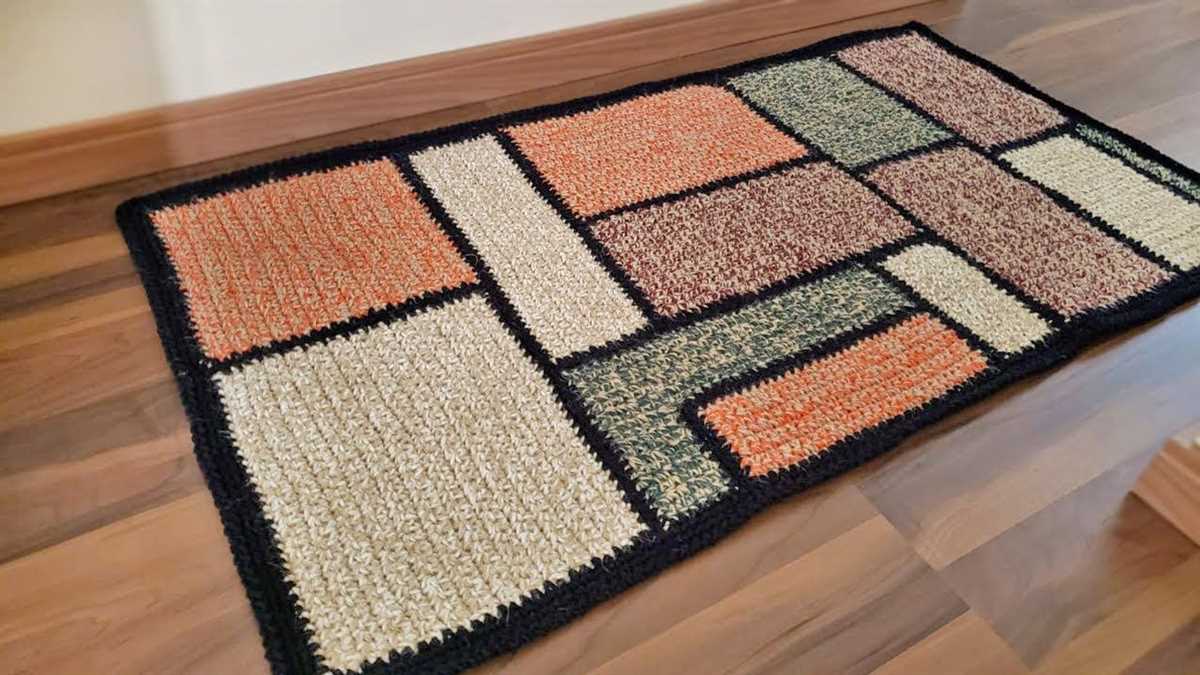 Hand knitted rugs patterns