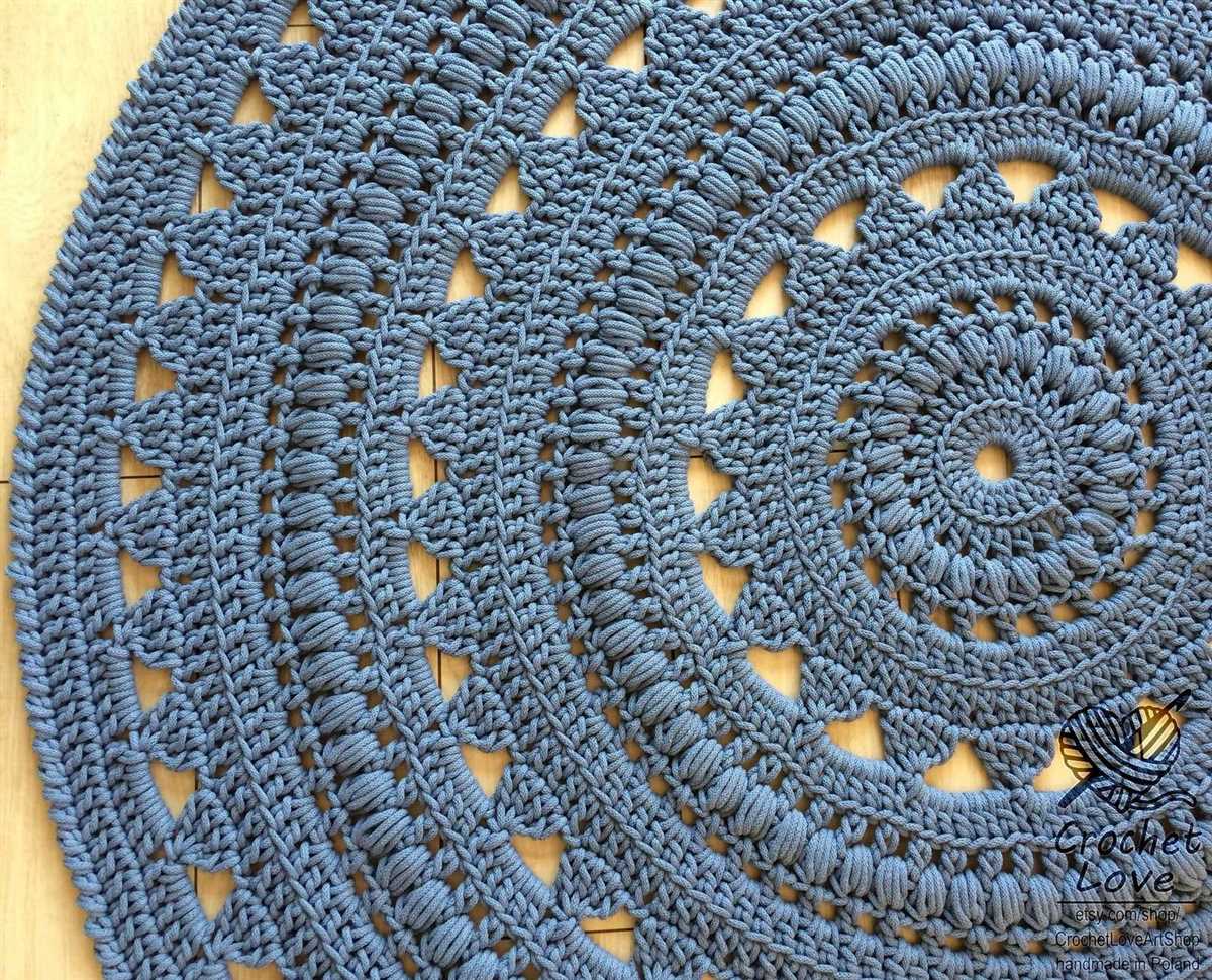 Hand knitted rugs patterns