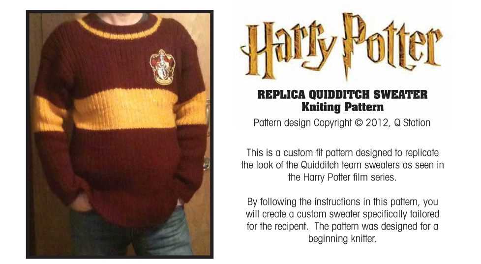 Harry potter knits patterns