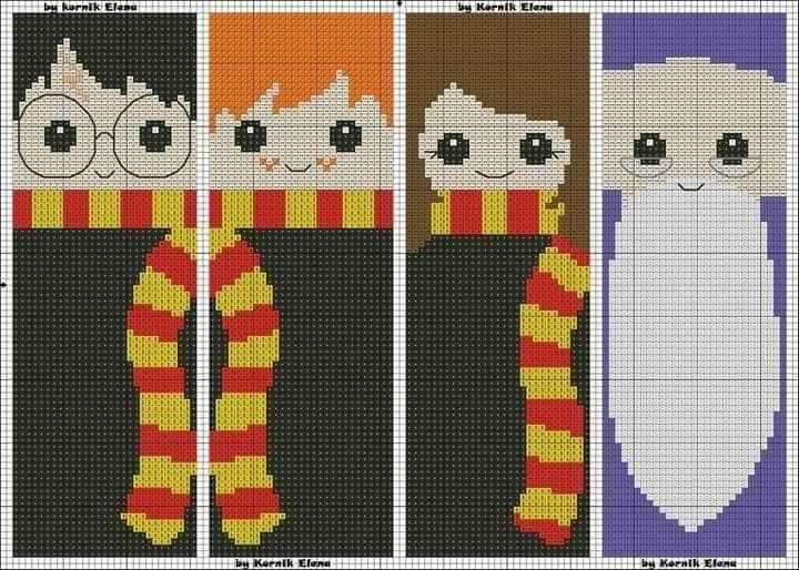 Harry potter bookmark knitting pattern