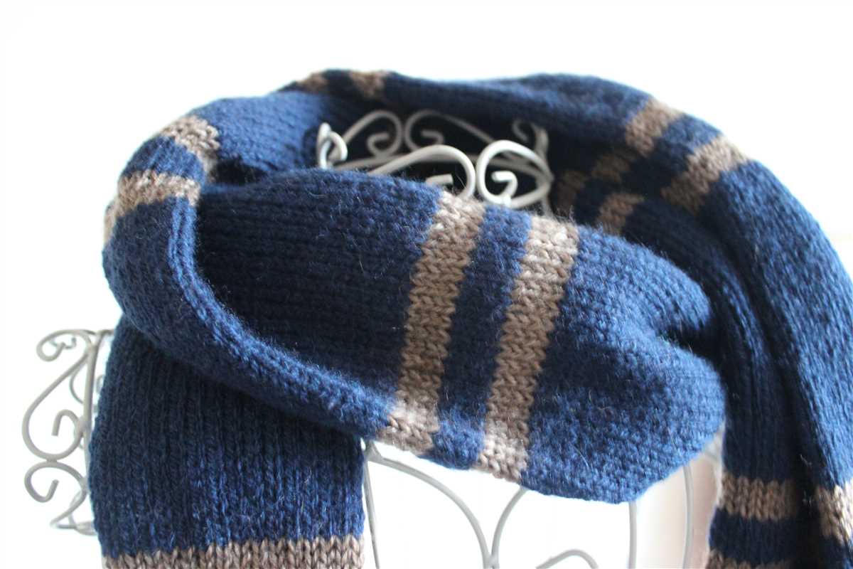 Harry potter ravenclaw scarf knitting pattern