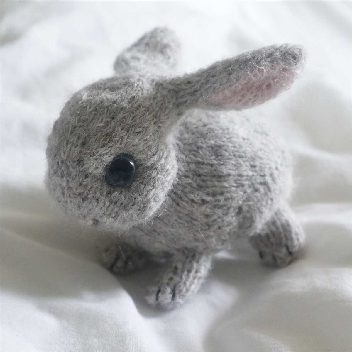 Henry's bunny knitting pattern