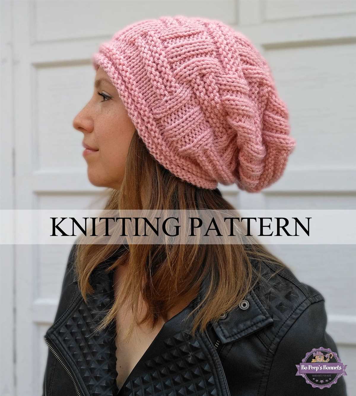 Hipster beanie knitting pattern